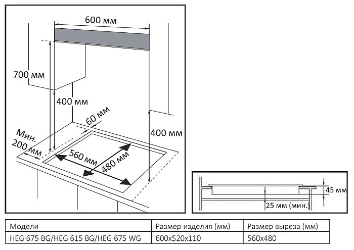 Evelux HEG 615 BG