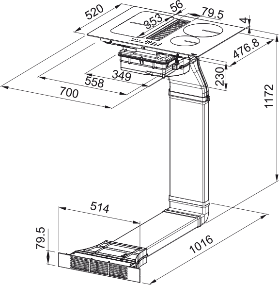 Franke FSM 709 HI LL KIT (340.0678.204)