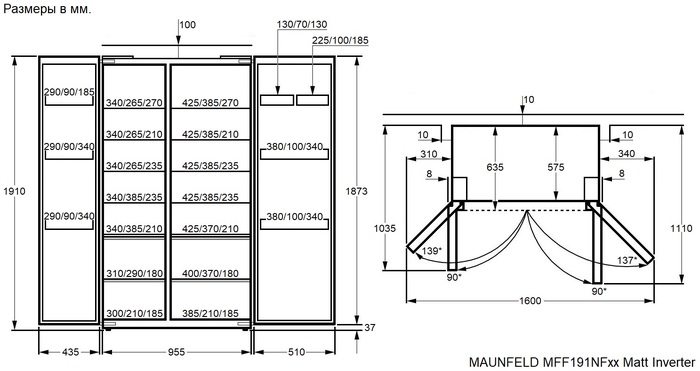 MAUNFELD MFF191NFGN Matt Inverter