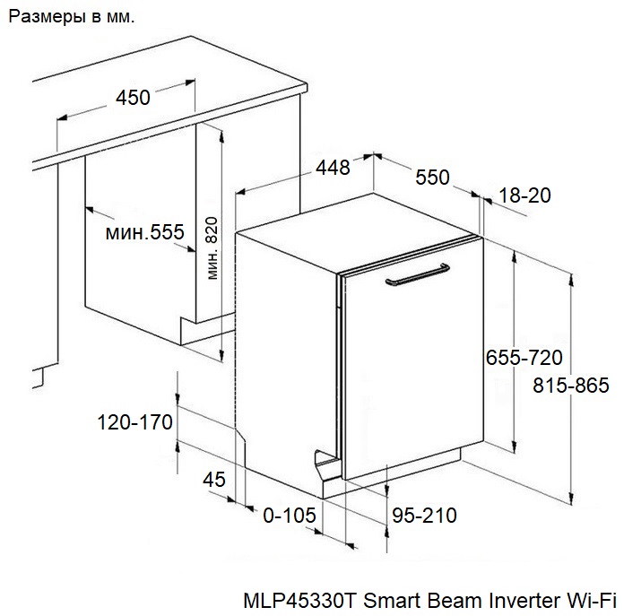 MAUNFELD MLP45330T Smart Beam Inverter Wi-Fi