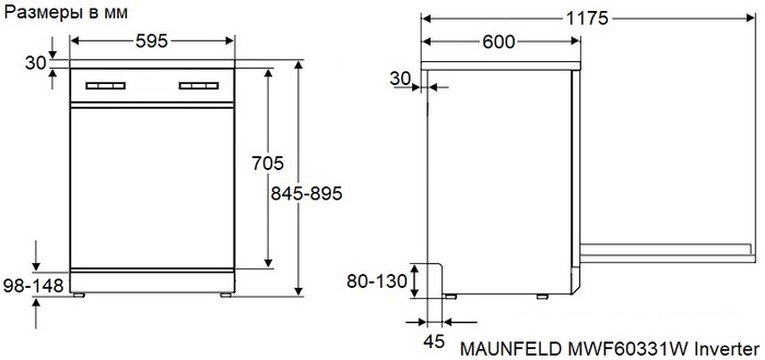 MAUNFELD MWF60331W Inverter