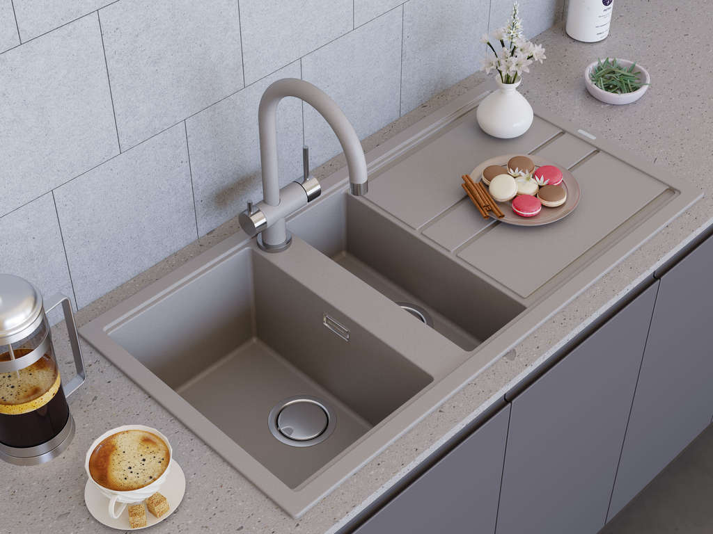 Omoikiri Kitagawa 100-2-GR Artceramic/leningrad grey