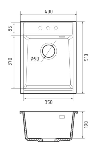Rivelato TESORO TR-405 (antracite)