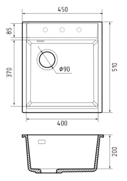 Rivelato TESORO TR-455-L (antracite)