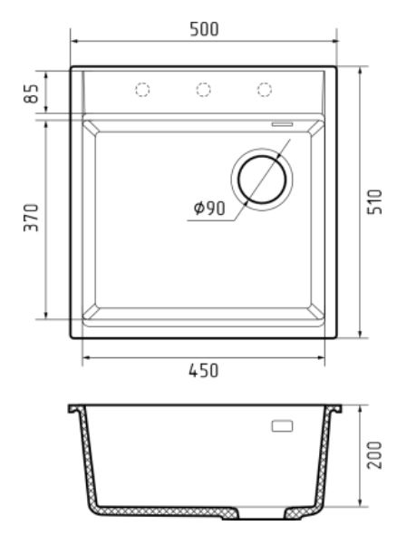 Rivelato TESORO TR-505-R (nero)