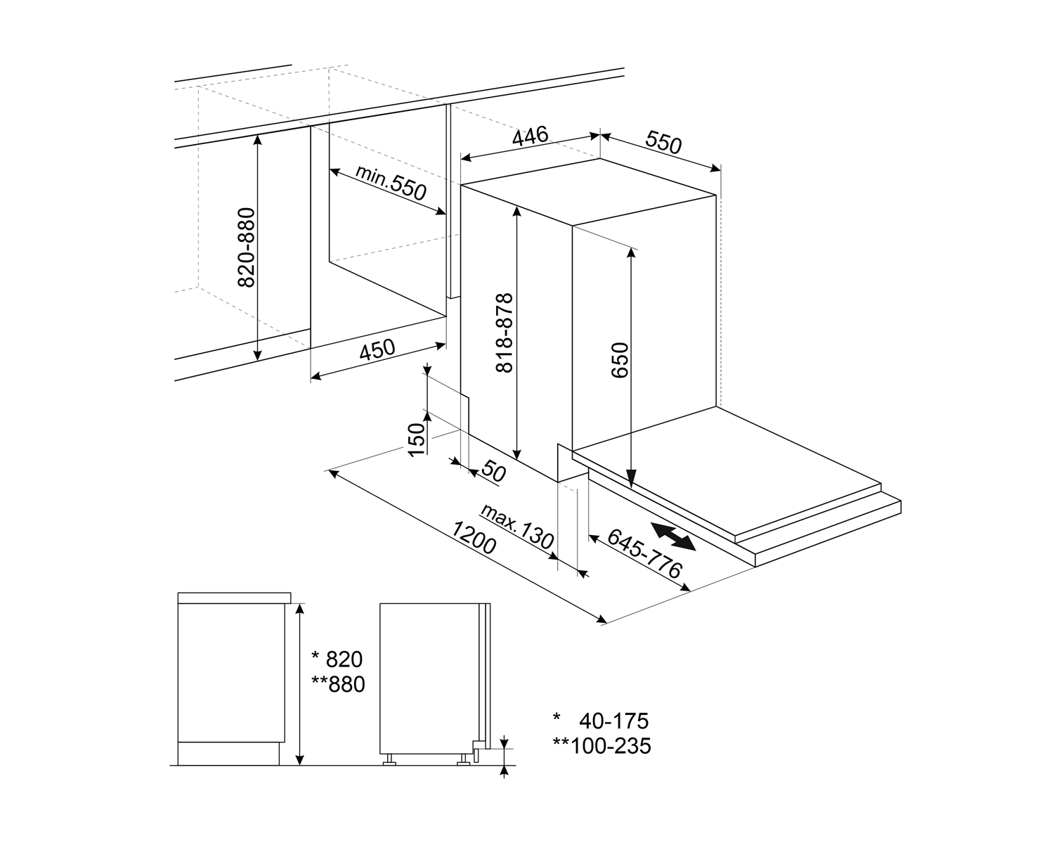 Smeg ST4522DIN
